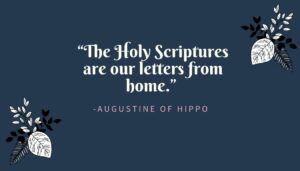 Holy Scripture - Augustine